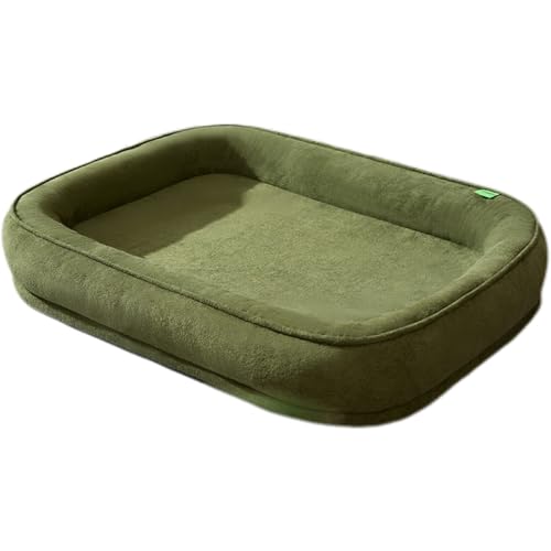 Hruile Abnehmbares, waschbares Hundebett, beruhigendes Anti-Angst-Haustierbett, rechteckige Kisten-Matratze, Matte, orthopädisches Kissen, Welpenschlafkissen, rutschfeste Unterseite (90 x 72 x 14 cm Hruile Abnehmbares, waschbares Hundebett, beruhigendes Anti-Angst-Haustierbett, rechteckige Kisten-Matratze, Matte, orthopädisches Kissen, Welpenschlafkissen, rutschfeste Unterseite (90 x 72 x 14 cm von Hruile