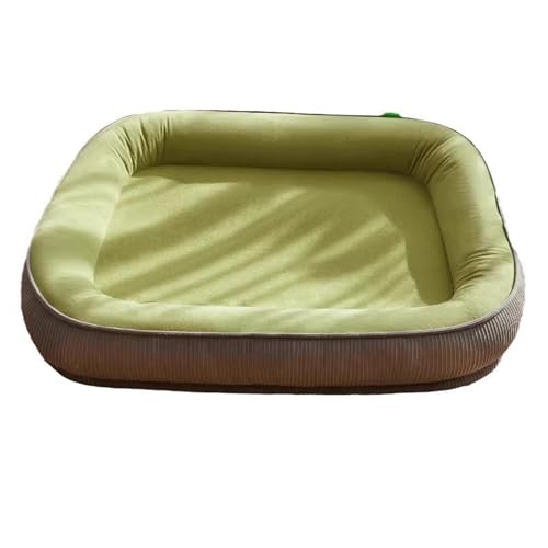 Hruile Komfort-Hundebett, orthopädische Haustiermatratze, abnehmbare Katzenkissenmatte mit rutschfester Unterseite, beruhigendes Anti-Angst-Welpenbett für drinnen und draußen, 60 x 50 x 14 cm, Grün Hruile Komfort-Hundebett, orthopädische Haustiermatratze, abnehmbare Katzenkissenmatte mit rutschfester Unterseite, beruhigendes Anti-Angst-Welpenbett für drinnen und draußen, 60 x 50 x 14 cm, Grün von Hruile