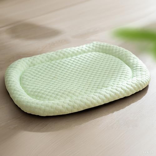 Hruile Kühlendes Sommerbett, waschbar, Matratze, erhöhter Rand, Haustier-Schlafmatte, atmungsaktive Haustiermatten für Katzen und kleine, mittelgroße Hunde mit rutschfester Unterseite, 65 x 50 x 4 cm Hruile Kühlendes Sommerbett, waschbar, Matratze, erhöhter Rand, Haustier-Schlafmatte, atmungsaktive Haustiermatten für Katzen und kleine, mittelgroße Hunde mit rutschfester Unterseite, 65 x 50 x 4 cm von Hruile