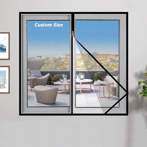 Hruile Kundenspezifische Größe Fensterschutz für Katze, Anti-Moskito-Insekten-Fliegengitter, Selbstklebend, Balkon, Terrasse, Küchenschutz, Verhindert, dass Katzen aus dem Fenster springen Hruile Kundenspezifische Größe Fensterschutz für Katze, Anti-Moskito-Insekten-Fliegengitter, Selbstklebend, Balkon, Terrasse, Küchenschutz, Verhindert, dass Katzen aus dem Fenster springen von Hruile