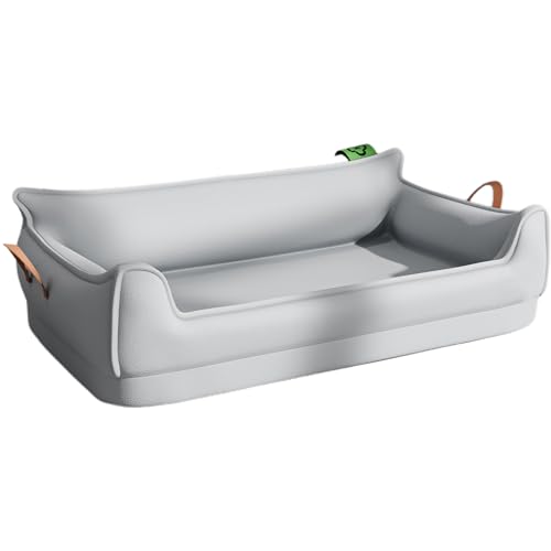 Hruile Wasserdichtes großes Hundesofa für Kiste, tragbare, langlebige Welpenmatratze, Matte, abnehmbarer Kunstlederbezug, orthopädischer Komfortschaumstoff, Haustier-Schlafkissen (70 x 40 x 22 cm Hruile Wasserdichtes großes Hundesofa für Kiste, tragbare, langlebige Welpenmatratze, Matte, abnehmbarer Kunstlederbezug, orthopädischer Komfortschaumstoff, Haustier-Schlafkissen (70 x 40 x 22 cm von Hruile