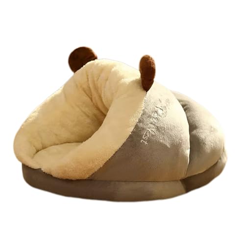 Verdicktes, warmes Katzenhöhlenbett, Iglu für den Innenbereich, geschlossenes Kätzchen-Versteck, Katzenzelt, superweiches Plüsch-Haustierhaus, Schlafnest für Kaninchen, Welpen, Kleintiere (60 x 40 x Verdicktes, warmes Katzenhöhlenbett, Iglu für den Innenbereich, geschlossenes Kätzchen-Versteck, Katzenzelt, superweiches Plüsch-Haustierhaus, Schlafnest für Kaninchen, Welpen, Kleintiere (60 x 40 x von Hruile