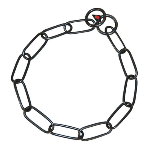 HS Sprenger Pets Zubehör Halskette Lange Glied - Edelstahl Schwarz von HS Sprenger