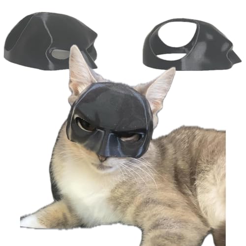 HshDUti Haustier Katze Fledermaus Maske für Halloween Party Dekoration, Welpe Schwarze Maske Cosplay Fledermaus Kostüm Maske, Niedliche Welpe Katze Dress Up Zubehör, Katze Fledermaus Cosplay Hut HshDUti Haustier Katze Fledermaus Maske für Halloween Party Dekoration, Welpe Schwarze Maske Cosplay Fledermaus Kostüm Maske, Niedliche Welpe Katze Dress Up Zubehör, Katze Fledermaus Cosplay Hut von HshDUti