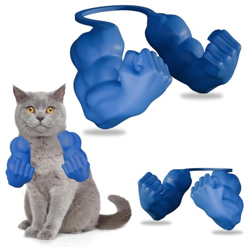 HshDUti Katzen-Muskelarm, Halloween-Katzenkostüm, Zubehör, 3D-Druck, Katzenhals-Arm mit Muskel für Haustier-Cosplay, lustiges Haustier-Halloween-Kostüm, Requisite, hängende Arme für Kätzchen HshDUti Katzen-Muskelarm, Halloween-Katzenkostüm, Zubehör, 3D-Druck, Katzenhals-Arm mit Muskel für Haustier-Cosplay, lustiges Haustier-Halloween-Kostüm, Requisite, hängende Arme für Kätzchen von HshDUti