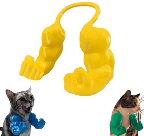 HshDUti Katzen-Muskelarm, Halloween-Katzenkostüm, Zubehör, 3D-Druck, Katzenhalsarm mit Muskel für Haustier-Cosplay, lustiges Haustier-Halloween-Kostüm, Requisite, hängende Arme für Kätzchen HshDUti Katzen-Muskelarm, Halloween-Katzenkostüm, Zubehör, 3D-Druck, Katzenhalsarm mit Muskel für Haustier-Cosplay, lustiges Haustier-Halloween-Kostüm, Requisite, hängende Arme für Kätzchen von HshDUti