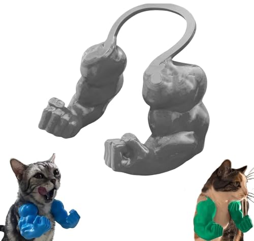 HshDUti Katzen-Muskelarm, Halloween-Katzenkostüm, Zubehör, 3D-Druck, Katzenhalsarm mit Muskel für Haustier-Cosplay, lustiges Haustier-Halloween-Kostüm, Requisite, hängende Arme für Kätzchen HshDUti Katzen-Muskelarm, Halloween-Katzenkostüm, Zubehör, 3D-Druck, Katzenhalsarm mit Muskel für Haustier-Cosplay, lustiges Haustier-Halloween-Kostüm, Requisite, hängende Arme für Kätzchen von HshDUti