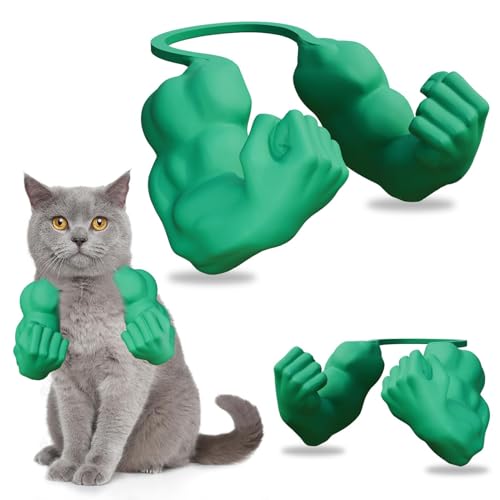 HshDUti Katzen-Muskelarm, Halloween-Katzenkostüm, Zubehör, 3D-Druck, Katzenhalsarm mit Muskel für Haustier-Cosplay, lustiges Haustier-Halloween-Kostüm, Requisite, hängende Arme für Kätzchen HshDUti Katzen-Muskelarm, Halloween-Katzenkostüm, Zubehör, 3D-Druck, Katzenhalsarm mit Muskel für Haustier-Cosplay, lustiges Haustier-Halloween-Kostüm, Requisite, hängende Arme für Kätzchen von HshDUti