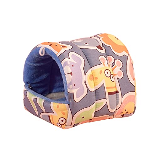 HshDUti Meerschweinchenhaus Bett Gemütliche Hamsterhöhle Versteck für Zwergkaninchen Igel Chinchilla Hamster Bartdrache und andere Kleintiere Winternest Hamsterkäfig Zubehör Blau XL HshDUti Meerschweinchenhaus Bett Gemütliche Hamsterhöhle Versteck für Zwergkaninchen Igel Chinchilla Hamster Bartdrache und andere Kleintiere Winternest Hamsterkäfig Zubehör Blau XL von HshDUti