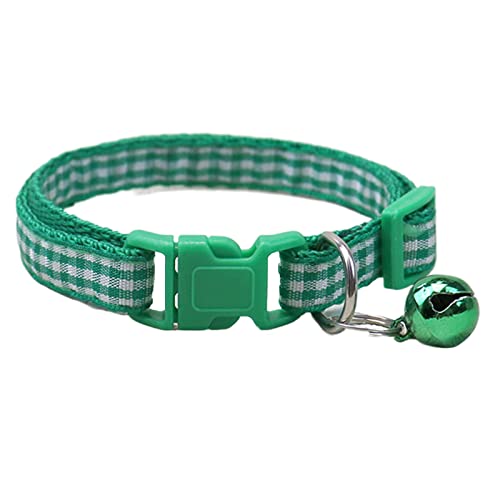 HshDUti Reflektierendes Hundehalsband aus Nylon mit Sicherheitsschnalle, verstellbare Haustierhalsbänder mit weichem Neopren gepolstert für kleine Hunde und Katzen, reflektierendes Katzenhalsband mit von HshDUti