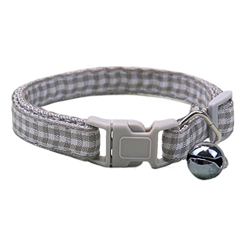 HshDUti Reflektierendes Nylon Hundehalsband mit Sicherheitsschnalle, Verstellbare Haustierhalsbänder mit weichem Neopren gepolstert für kleine Hunde und Katzen, Reflektierendes Katzenhalsband mit von HshDUti