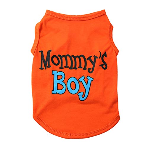 HundeShirts für kleine, mittelgroße Hunde, HaustierSommerTShirts, Mommy's Boy, bedruckt, HaustierTShirt, atmungsaktiv, HaustierKleidung, WelpenShirt, Hundekleidung, HundeTShirt, Weste für HundeShirts für kleine, mittelgroße Hunde, HaustierSommerTShirts, Mommy's Boy, bedruckt, HaustierTShirt, atmungsaktiv, HaustierKleidung, WelpenShirt, Hundekleidung, HundeTShirt, Weste für von HshDUti