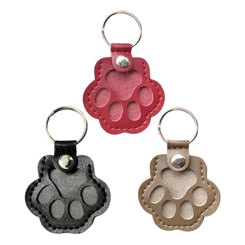 Schlüsselanhänger zur Aufbewahrung von Tierhaaren, Katzenpfotenform, Haustier-Gedenkgeschenk, Schlüsselanhänger, handgefertigter Schlüsselhalter zum Sammeln von Katzen- und Hundehaaren Schlüsselanhänger zur Aufbewahrung von Tierhaaren, Katzenpfotenform, Haustier-Gedenkgeschenk, Schlüsselanhänger, handgefertigter Schlüsselhalter zum Sammeln von Katzen- und Hundehaaren von HshDUti