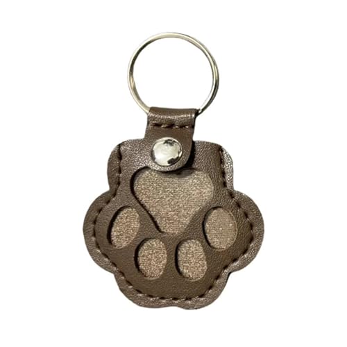 Schlüsselanhänger zur Aufbewahrung von Tierhaaren, Katzenpfotenform, Haustier-Gedenkgeschenk, Schlüsselanhänger, handgefertigter Schlüsselhalter zum Sammeln von Katzen- und Hundehaaren von HshDUti