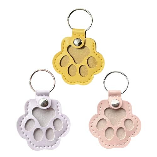 Schlüsselanhänger zur Aufbewahrung von Tierhaaren, Katzenpfotenform, Haustier-Gedenkgeschenk, Schlüsselanhänger, handgefertigter Schlüsselhalter zum Sammeln von Katzen- und Hundehaaren Schlüsselanhänger zur Aufbewahrung von Tierhaaren, Katzenpfotenform, Haustier-Gedenkgeschenk, Schlüsselanhänger, handgefertigter Schlüsselhalter zum Sammeln von Katzen- und Hundehaaren von HshDUti