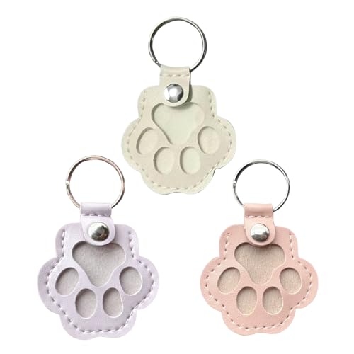 Schlüsselanhänger zur Aufbewahrung von Tierhaaren, Katzenpfotenform, Haustier-Gedenkgeschenk, Schlüsselanhänger, handgefertigter Schlüsselhalter zum Sammeln von Katzen- und Hundehaaren Schlüsselanhänger zur Aufbewahrung von Tierhaaren, Katzenpfotenform, Haustier-Gedenkgeschenk, Schlüsselanhänger, handgefertigter Schlüsselhalter zum Sammeln von Katzen- und Hundehaaren von HshDUti