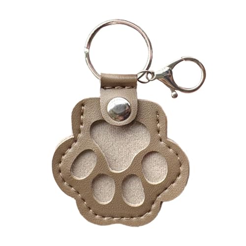 Schlüsselanhänger zur Aufbewahrung von Tierhaaren, Katzenpfotenform, Haustier-Gedenkgeschenk, Schlüsselanhänger, handgefertigter Schlüsselhalter zum Sammeln von Katzen- und Hundehaaren von HshDUti