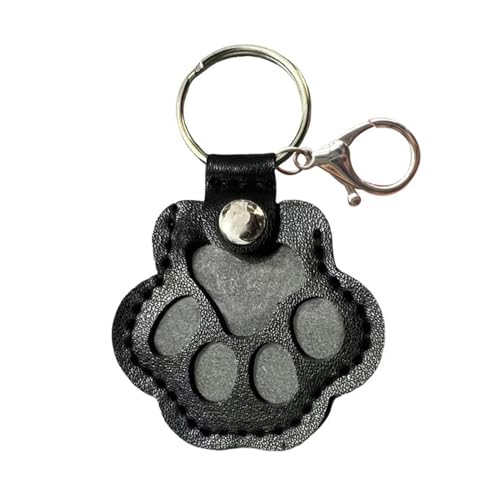 Schlüsselanhänger zur Aufbewahrung von Tierhaaren, Katzenpfotenform, Haustier-Gedenkgeschenk, Schlüsselanhänger, handgefertigter Schlüsselhalter zum Sammeln von Katzen- und Hundehaaren Schlüsselanhänger zur Aufbewahrung von Tierhaaren, Katzenpfotenform, Haustier-Gedenkgeschenk, Schlüsselanhänger, handgefertigter Schlüsselhalter zum Sammeln von Katzen- und Hundehaaren von HshDUti