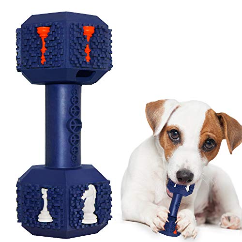 Hswaye Kauspielzeug für Hunde für aggressive Kauer, lebensmittelecht, ungiftig, robust, langlebig, unzerstörbar, Hundespielzeug für kleine Hunde, Blau (2,8 kg - 15 kg) von Hswaye