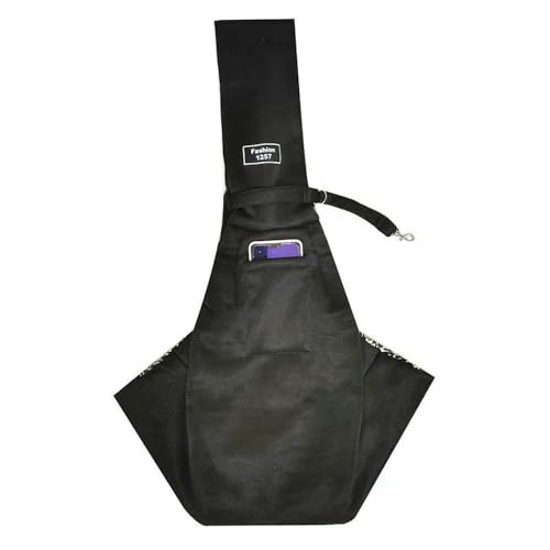 Atmungsaktive Crossbody-Tragetasche für Haustiere, faltbares Design mit großem Fassungsvermögen für kleine Hunde und Katzen, tragbarer Reisebedarf für Haustiere von HtoxinDian