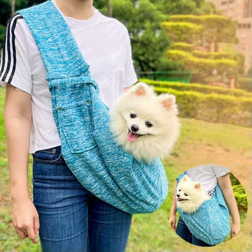 HtoxinDian Bequeme Umhängetasche für Haustiere, für Reisen im Freien, tragbare Tragetasche für Katzen und Welpen, für Hunde, zum Tragen von Zubehör von HtoxinDian