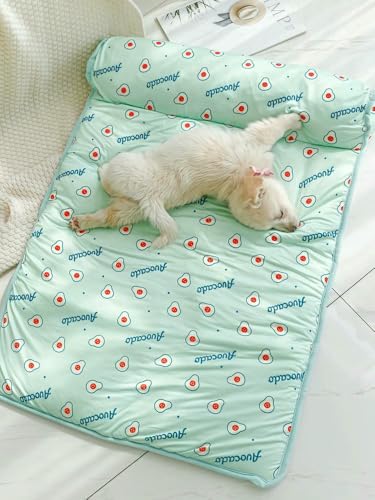 HtoxinDian Kühlmatte für Katzen und Hunde, Sommer-Kühlkissen, kühles Gefühl, Eisnest, kühles Nest, Neue Haustier-Eisseidenmatte, Hunde-Haustierzubehör von HtoxinDian