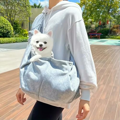 HtoxinDian Outdoor-Tragetasche für Haustiere, tragbare Umhängetasche, für Spaziergänge mit der Katze, für den Transport von kleinen Hunden und Katzen bis zu 7,5 kg, Heimtierbedarf von HtoxinDian