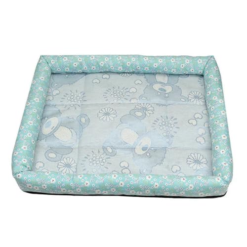 HtoxinDian Sommer-Hundebettkissen, Katzenkissen, Welpen-Schlafnest für mittelgroße Hunde und kleine Katzen, Kühlmatte aus Eisseide, Haustiersofa, Zwinger, Kühlbettmatte HtoxinDian Sommer-Hundebettkissen, Katzenkissen, Welpen-Schlafnest für mittelgroße Hunde und kleine Katzen, Kühlmatte aus Eisseide, Haustiersofa, Zwinger, Kühlbettmatte von HtoxinDian