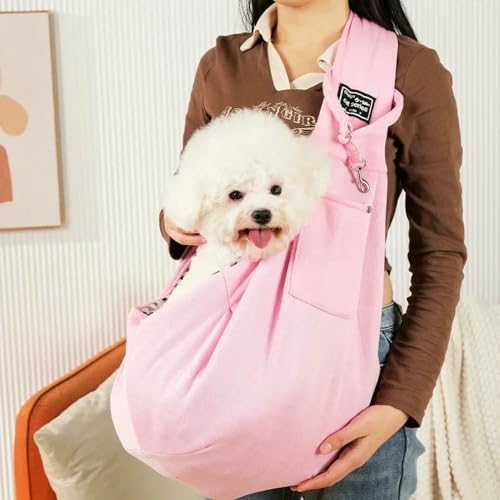 HtoxinDian Umhängetasche, Bequeme Hundetasche, für Reisen im Freien, tragbar, für Katzen und Welpen, Tragetasche für Haustiere von HtoxinDian