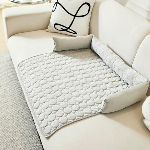 Ice Silk Haustier Hundebett Decke Matte Sommer Kühlung Hund Couch Schonbezug Haustier Pad mit Nackenkissen Atmungsaktive Haustier Schlafmatte Home Ice Silk Haustier Hundebett Decke Matte Sommer Kühlung Hund Couch Schonbezug Haustier Pad mit Nackenkissen Atmungsaktive Haustier Schlafmatte Home von HtoxinDian