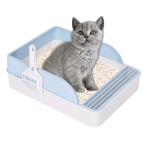 Katzentoilette, verhindert Sandaustritt, hohe Seitensieb-Katzentoilette für Katzen, hohe Seitensieb-Katzentoilette für kleine Katzen, leicht zu reinigen und zusammenzubauen Huyan Katzentoilette, verhindert Sandaustritt, hohe Seitensieb-Katzentoilette für Katzen, hohe Seitensieb-Katzentoilette für kleine Katzen, leicht zu reinigen und zusammenzubauen Huyan von HuYan