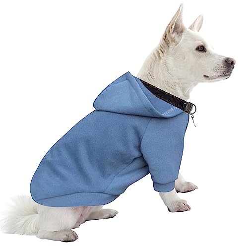 HuaLiSiJi Hunde Hoodie Groß Hundepullover Grosse Hunde Hundepullover Groß, Warm und Leicht, Mit Einer Weichen Textur, Leicht zu Tragen und Hellen Farben (3XL, Haze Blue) von HuaLiSiJi