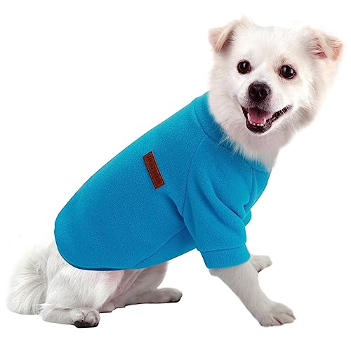 HuaLiSiJi Hundepullover Fleece Hundepullover Groß Hunde Sweatshirt, Warm und Leicht, Mit Einer Weichen Textur, Leicht zu Tragen und Hellen Farben (3XL, Blau) von HuaLiSiJi