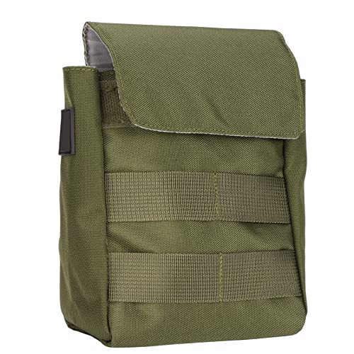 Huairdum Hundewestentasche, Einfach zu Zerlegende, Freihändige Universal-Hundesatteltasche für Camping (Überschlagtasche - Armeegrün) von Huairdum