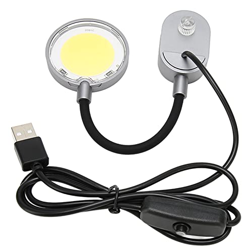 Huairdum LED-Aquarium-Clip-Lampe, 3 W, USB-Anschluss, Aquarium-Clip-On-Licht, Verstellbarer für Aquarium von Huairdum