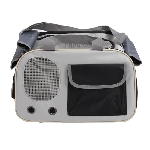 Hundetragetasche, Haustiertragetasche, Faltbar, Stilvolles Aussehen, Multifunktional für Reisen (Black) von Huairdum