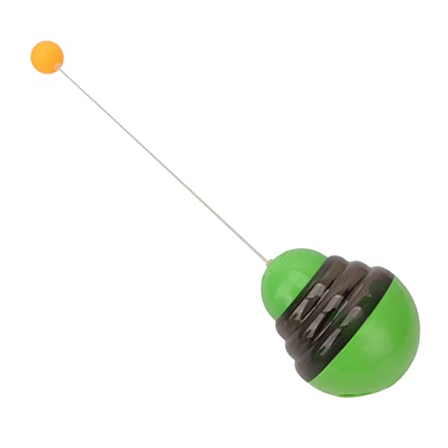 Pet Slow Feeding Ball Toy, Bissfester Interaktiver Katzenleckerli-Spenderball für Hunde für den Innenbereich (Grün) von Huairdum