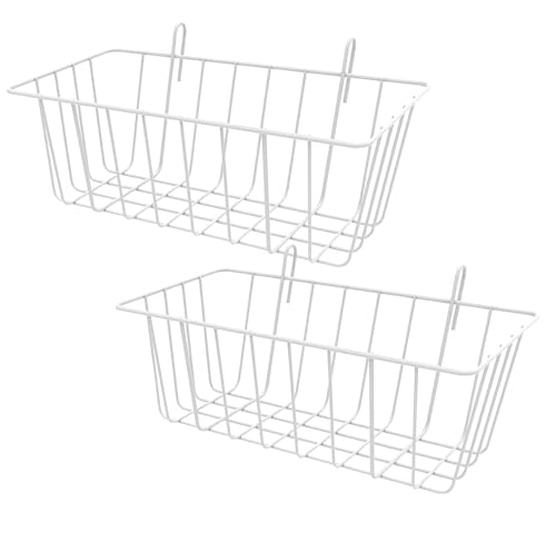 Heu-Futterspender für Kaninchen, Metall, zum Aufhängen, für Tierfutter, Dekoration, für Meerschweinchen, Chinchilla, Hase, 2 Stück (weiß) von HuangguiyuanV