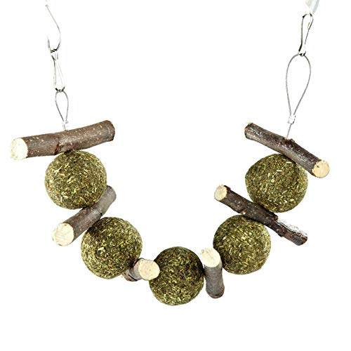 HuangguiyuanV Pet Grass Ball Branch Molar Toy, Rabbit Guinea Pig Treats Chew Tething Toy, Hanging Accessories for Small Animals Chinchillas Hamsters HuangguiyuanV Pet Grass Ball Branch Molar Toy, Rabbit Guinea Pig Treats Chew Tething Toy, Hanging Accessories for Small Animals Chinchillas Hamsters von HuangguiyuanV