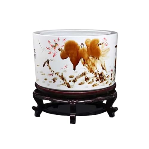 Aquarium Deko Keramik-Aquarium for drinnen und draußen, chinesisches Keramik-Futterbecken for Schildkröten, dekoratives Aquarium for die Gartenterrasse, dekorative Schreibtischdekoration for das Wohnz Aquarium Deko Keramik-Aquarium for drinnen und draußen, chinesisches Keramik-Futterbecken for Schildkröten, dekoratives Aquarium for die Gartenterrasse, dekorative Schreibtischdekoration for das Wohnz von Huangj-0527