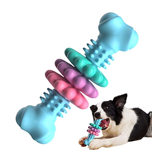 Huaxingda Molar Clean Teeth Gummi-Spielzeug, Hundespielzeug, robustes Hundespielzeug für aggressive Kauer, natürliche TRP Hundespielzeug, interaktives Hundespielzeug, Zahnen, Welpen, Kauspielzeug von Huaxingda