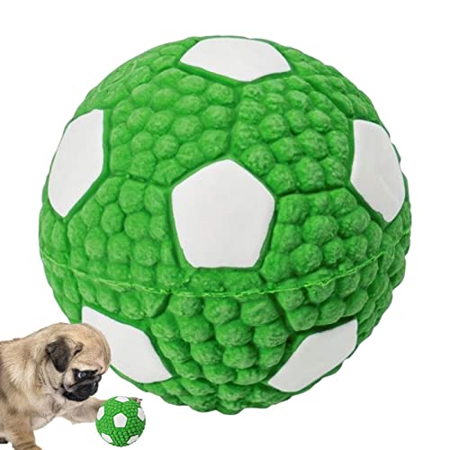 Huaxingda Zahnendes Hundespielzeug | Quietschender Ball zum Zahnen Kleiner Hunde - Kauspielzeug für Hunde zum Zahnen von Welpen, langlebiges Haustierspielzeug für Hunde Interaktives Hundespielzeug von Huaxingda