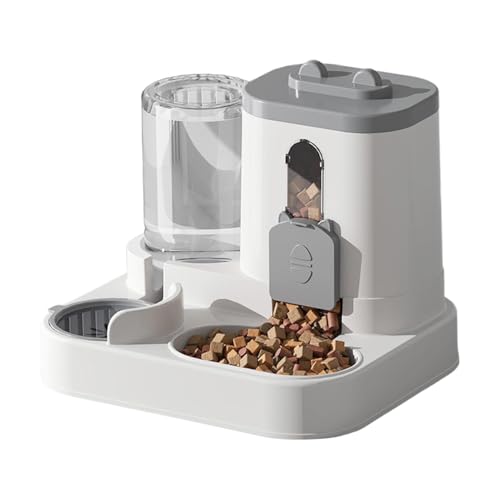 Huayeex Automatischer Futterautomat Für Haustiere | Futterautomat Mit Trinkwasserspender Für Katzen,Stationärer Wasserspender Und Futternapf Für Kleine Und Mittelgroße Hunde Katzen Für Haus Huayeex Automatischer Futterautomat Für Haustiere | Futterautomat Mit Trinkwasserspender Für Katzen,Stationärer Wasserspender Und Futternapf Für Kleine Und Mittelgroße Hunde Katzen Für Haus von Huayeex