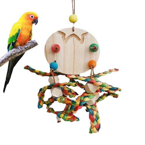 Huayeex Conure Toys Beißzubehör für Sittiche, , Kauspielzeug für Nymphensittiche, Kakadus, Aras und ähnlich große Haustiere von Huayeex