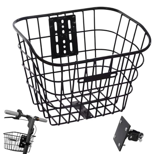 Huayeex Fahrradkorb Front - Rollerkorb - Abnehmbarer Transportkorb für Scooter und Dreirad mit Stauraum für Hunde Katzen Haustiere Früchte Einkäufe Huayeex Fahrradkorb Front - Rollerkorb - Abnehmbarer Transportkorb für Scooter und Dreirad mit Stauraum für Hunde Katzen Haustiere Früchte Einkäufe von Huayeex