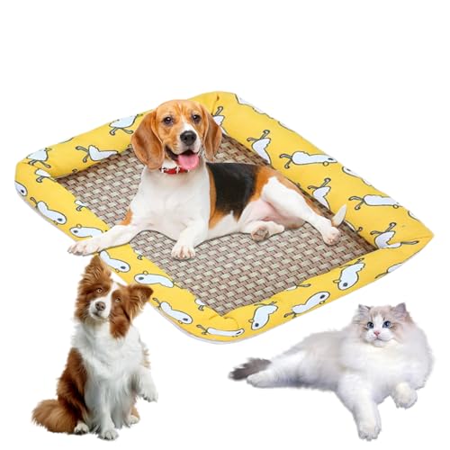 Huayeex Hundekühlmatte | Kühlende rutschfeste Hundecouch | Katzenmöbel mit Weicher Liegefläche für Kleine und Mittelgroße Haustiere Welpen Auto Terrasse Wohnzimmer Schlafzimmer Büro Huayeex Hundekühlmatte | Kühlende rutschfeste Hundecouch | Katzenmöbel mit Weicher Liegefläche für Kleine und Mittelgroße Haustiere Welpen Auto Terrasse Wohnzimmer Schlafzimmer Büro von Huayeex