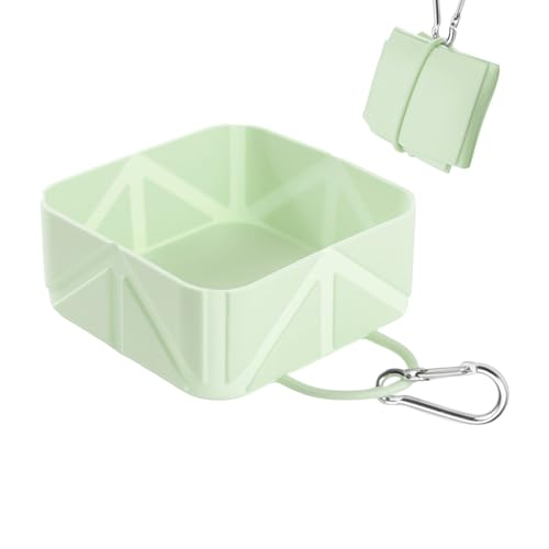 Huayeex Hundewassernapf für Reisen - Faltbarer Outdoor-Katzennapf | 500ml Futterbehälter Für Spaziergang Wandern Camping Auto Boot Outdoor Aktivitäten Reisen Huayeex Hundewassernapf für Reisen - Faltbarer Outdoor-Katzennapf | 500ml Futterbehälter Für Spaziergang Wandern Camping Auto Boot Outdoor Aktivitäten Reisen von Huayeex