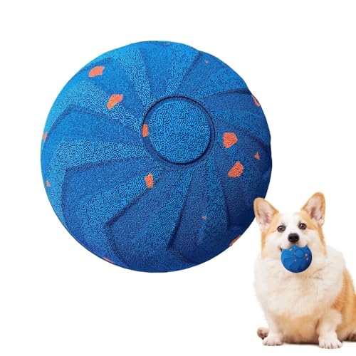 Huayeex Interaktiver Hundeball, elektrisch bewegliches und rollendes Hundespielzeug – über USB wiederaufladbar, automatisches Hüpfspielzeug für Garten, Haustür, Terrasse, Garage, Park, Rasen von Huayeex