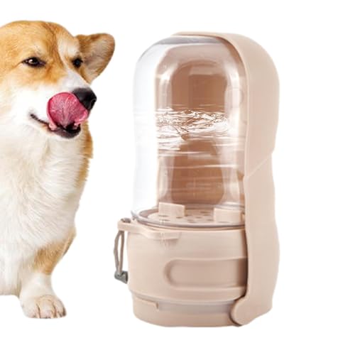 Huayeex Reise-Welpen-Wassernapf | 2-in-1 Haustierbedarf Trinken - Tierfütterungsbedarf, Haustier Spender, Reisezubehör, auslaufsicher für Katzengassigehen von Huayeex