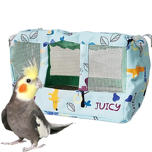 Huayeex Vogelbett für Käfig, Vogelnesthaus,Atmungsaktives Vogelnestbett mit kühle Matte - Wasserdicht von Huayeex